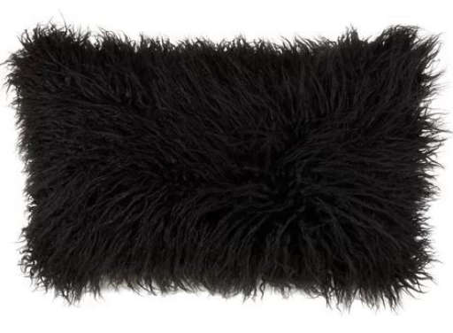Whipton Mongolian Faux fur Lumbar Pillow — view 1