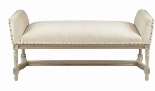 Toulouse Wagner Upholstered Bench — view 1
