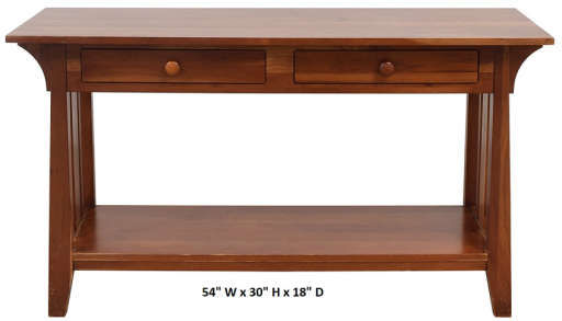 console table ethan allen — view 1