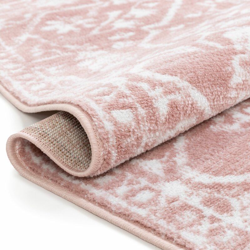 Dazzle Oriental Blush Area Rug-7'3"x9'3" thumbnail 4