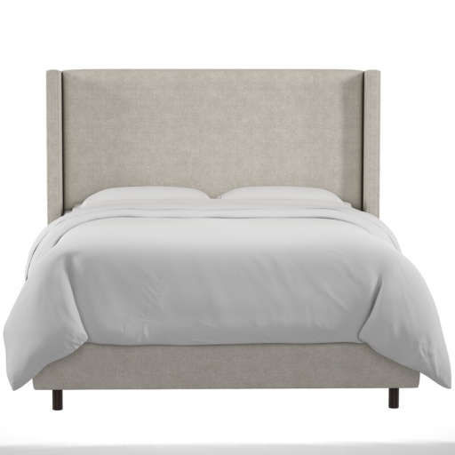 Sanford Upholstered Standard Bed talc — view 1