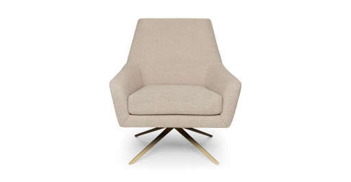 Spin Calcite Ivory Chair — view 1