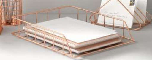 Amanda Wire Metal (Letter Tray) — view 1
