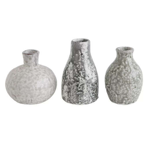 Terracotta Vases Distressed Grey — view 1