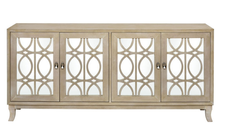 Piotr Credenza - Natural Wash Clear Mirror 4-DOOR thumbnail 3