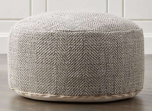 Fergus 30" Round Pouf — view 1