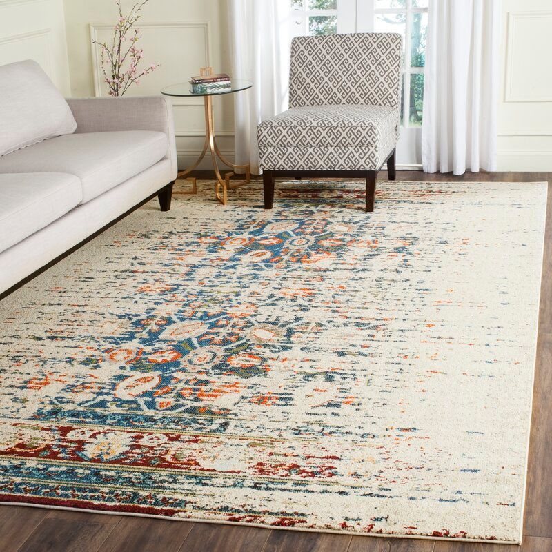 Hackman Ivory Blue Rug-9'x12' thumbnail 2