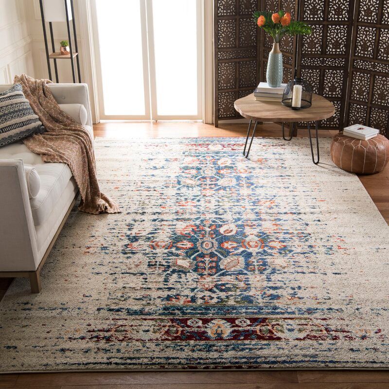 Hackman Ivory Blue Rug-9'x12' thumbnail 3