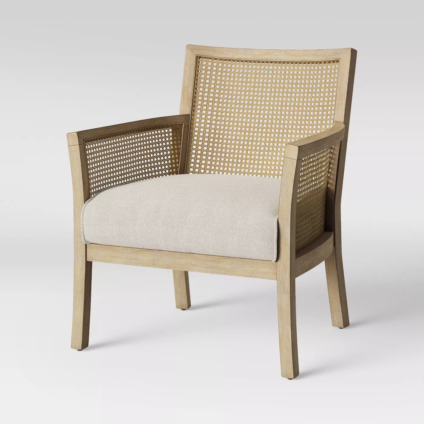 Laconia Caned Accent Chair Beige - Threshold thumbnail 2