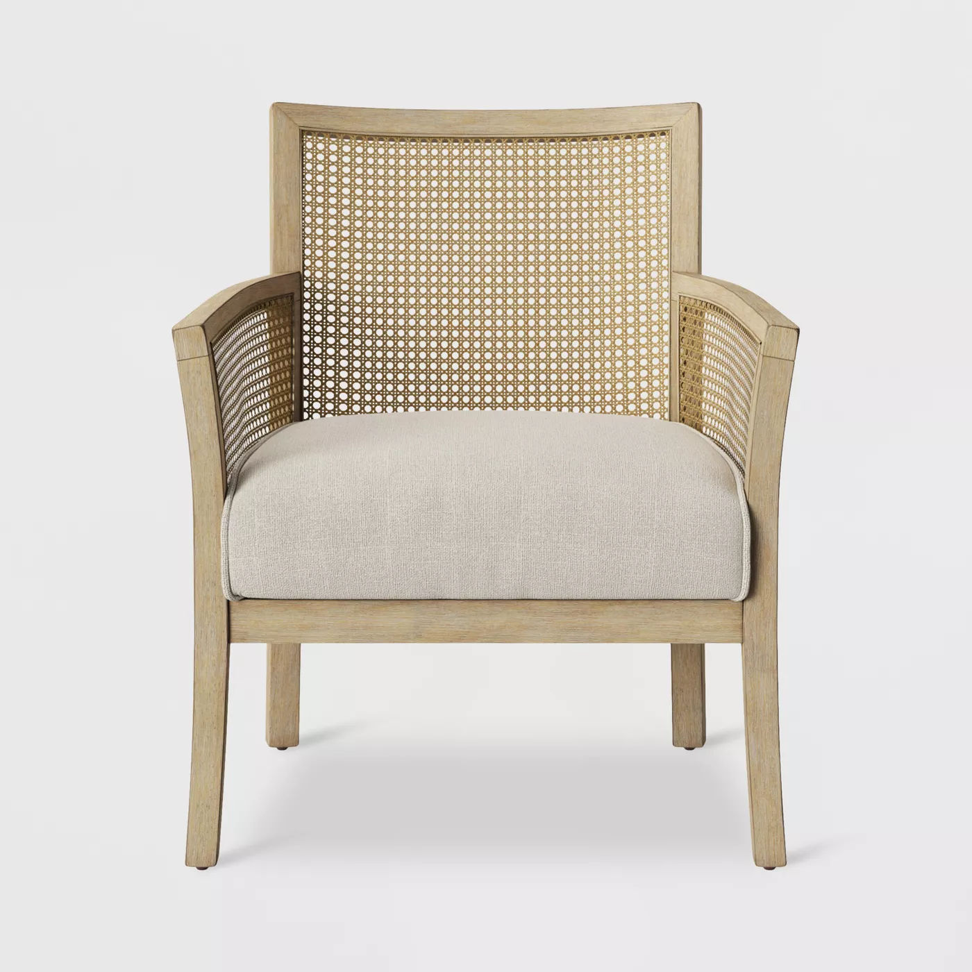 Laconia Caned Accent Chair Beige - Threshold thumbnail 3