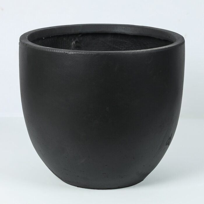 Adamell Round Fiberclay Pot Planter — view 1
