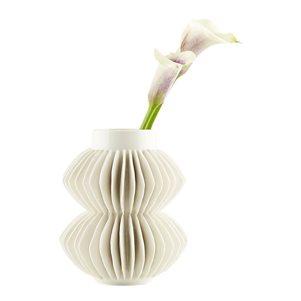 Celia White Vase — view 1