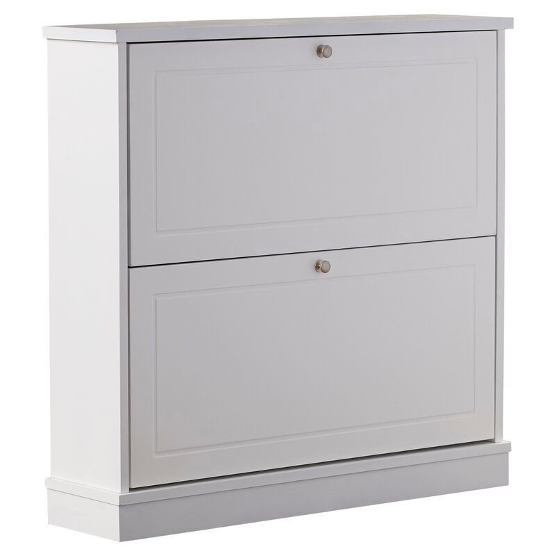 Two Row 10 Pair Shoe Storage Cabinet thumbnail 2