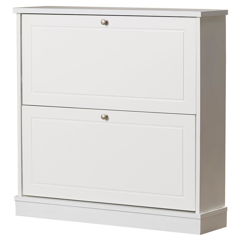 Two Row 10 Pair Shoe Storage Cabinet thumbnail 3