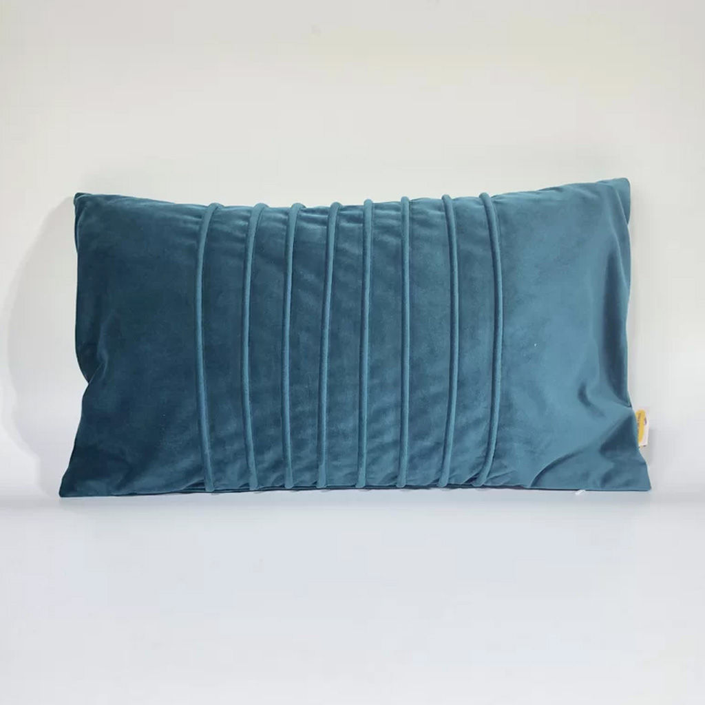 Plush Accent Velvet Lumbar Pillow Cover No Insert-20"x12" — view 1