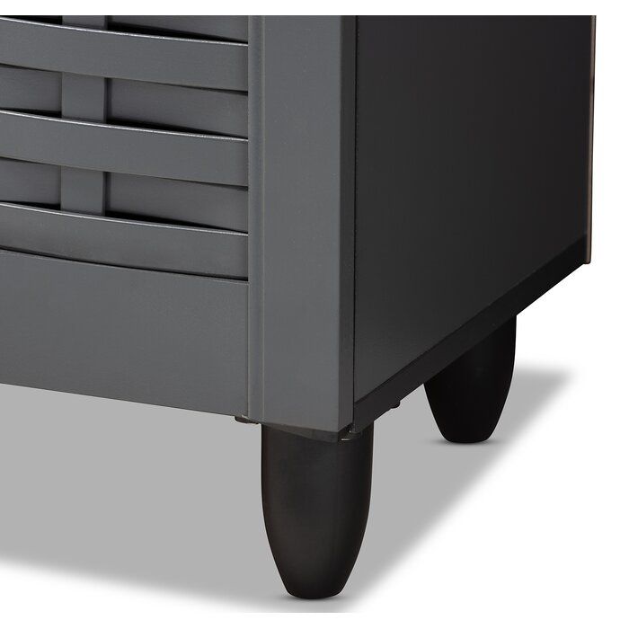 Entryway 18 Pair Shoe Storage Cabinet thumbnail 3
