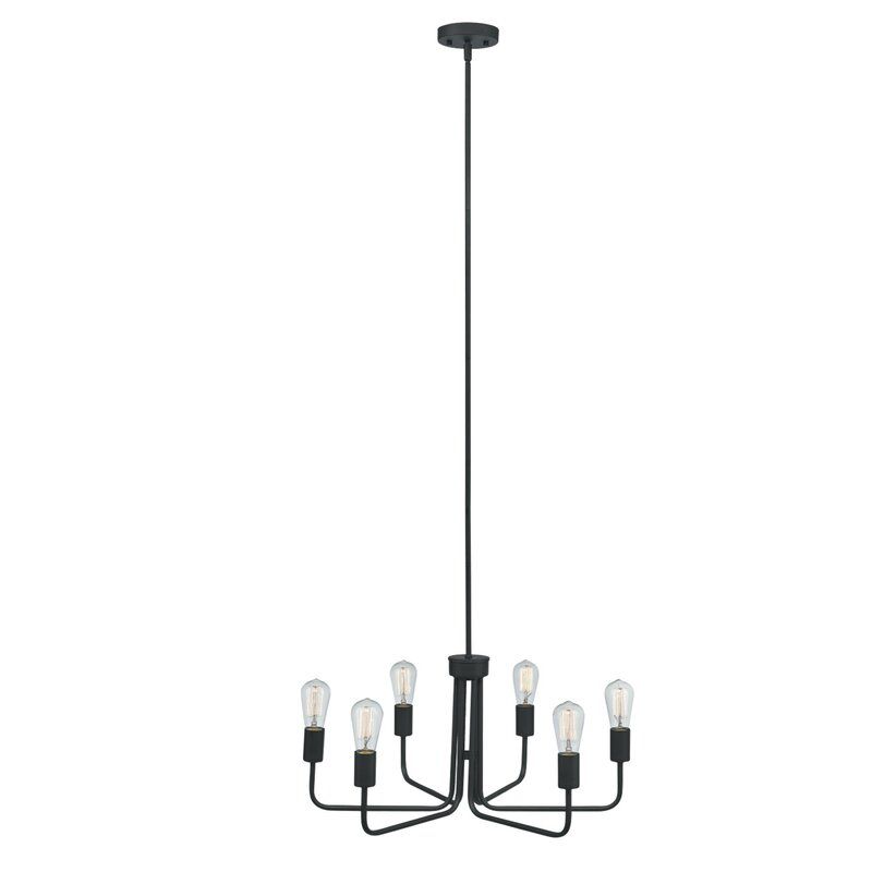 Hogans 6 - Light Candle Style Classic Chandelier — view 1