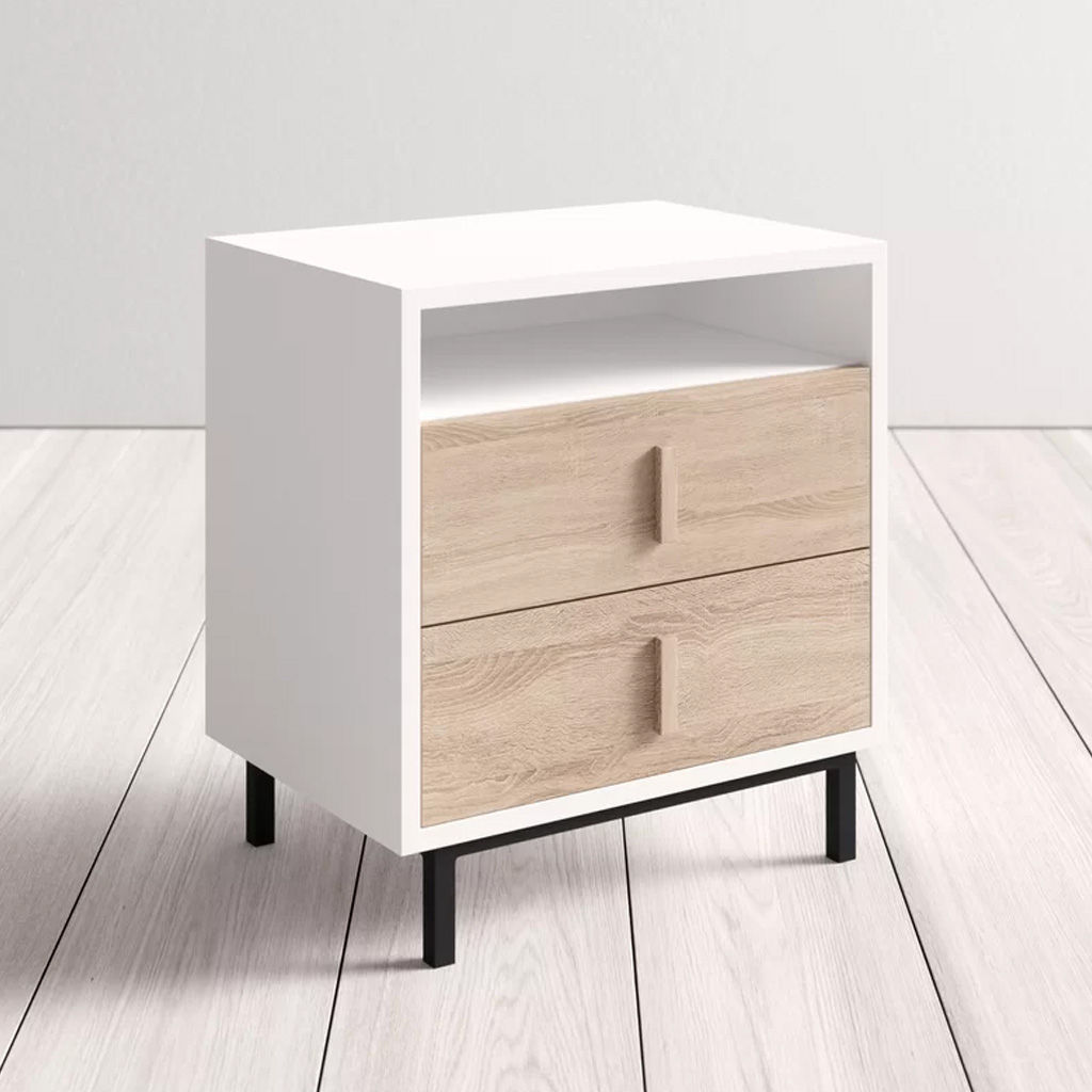 Sheldon End Table with Storage — view 1