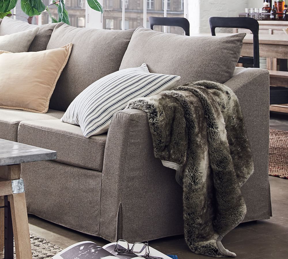 SoMa Brady Slope Arm Slipcovered 5-Piece L-Shaped Sectional thumbnail 3