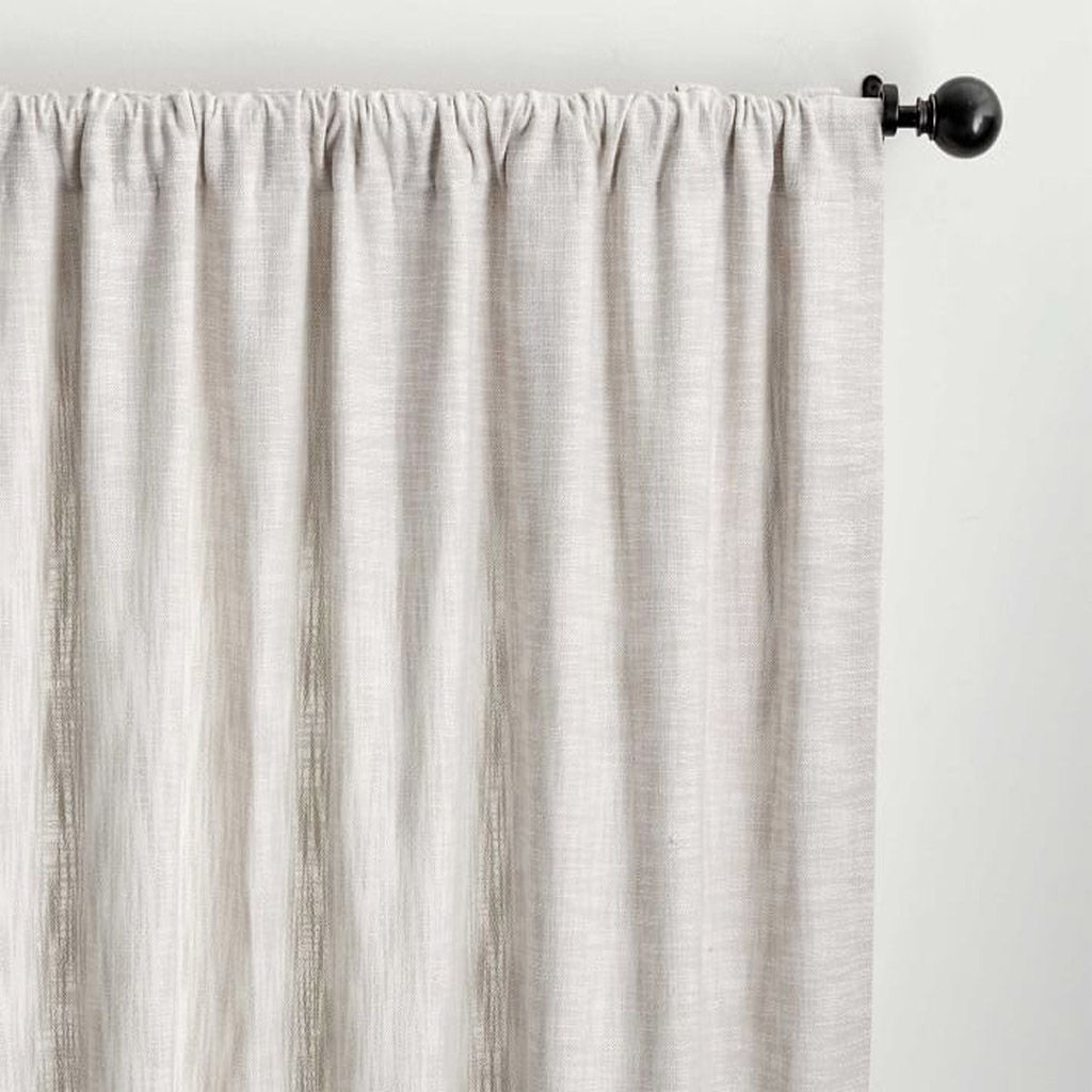 Seaton Textured Curtain,Neutral — view 1