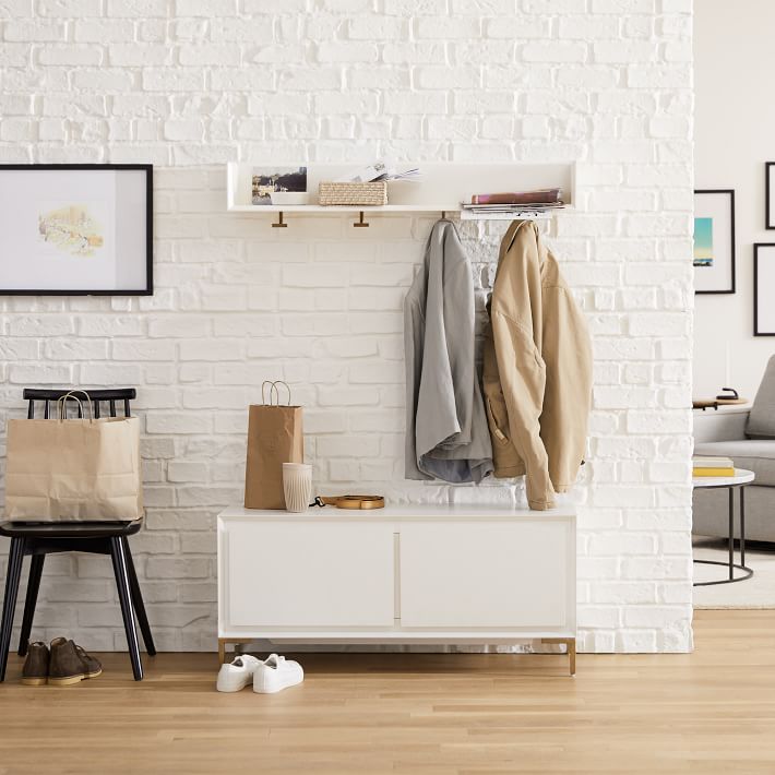 Nolan Wall Shelf with Hooks thumbnail 4