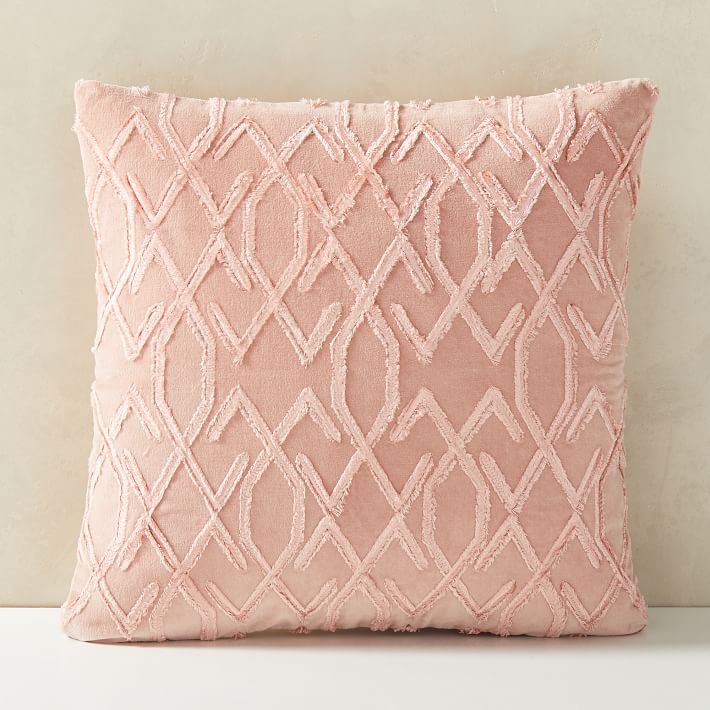 Cut Embroidery Velvet Pillow Cover — view 1