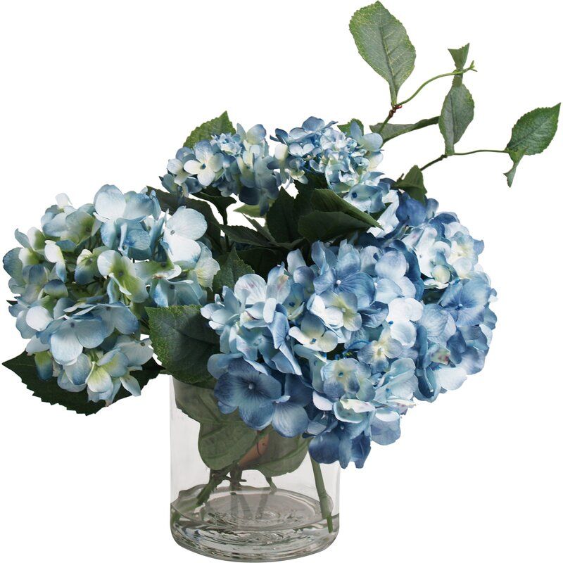 Hydrangea Floral Arrangement in Vase — view 1