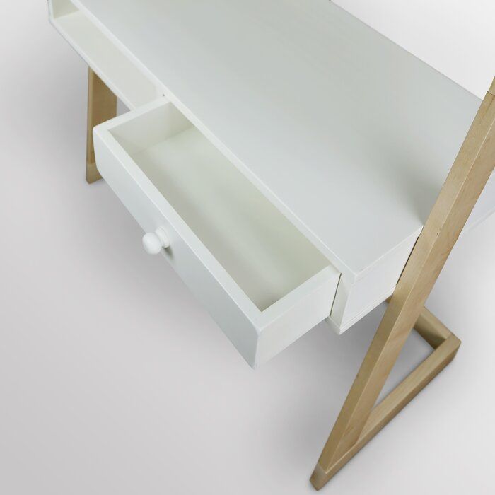 Samira Solid Wood Freestanding Leaning/Ladder Desk thumbnail 2