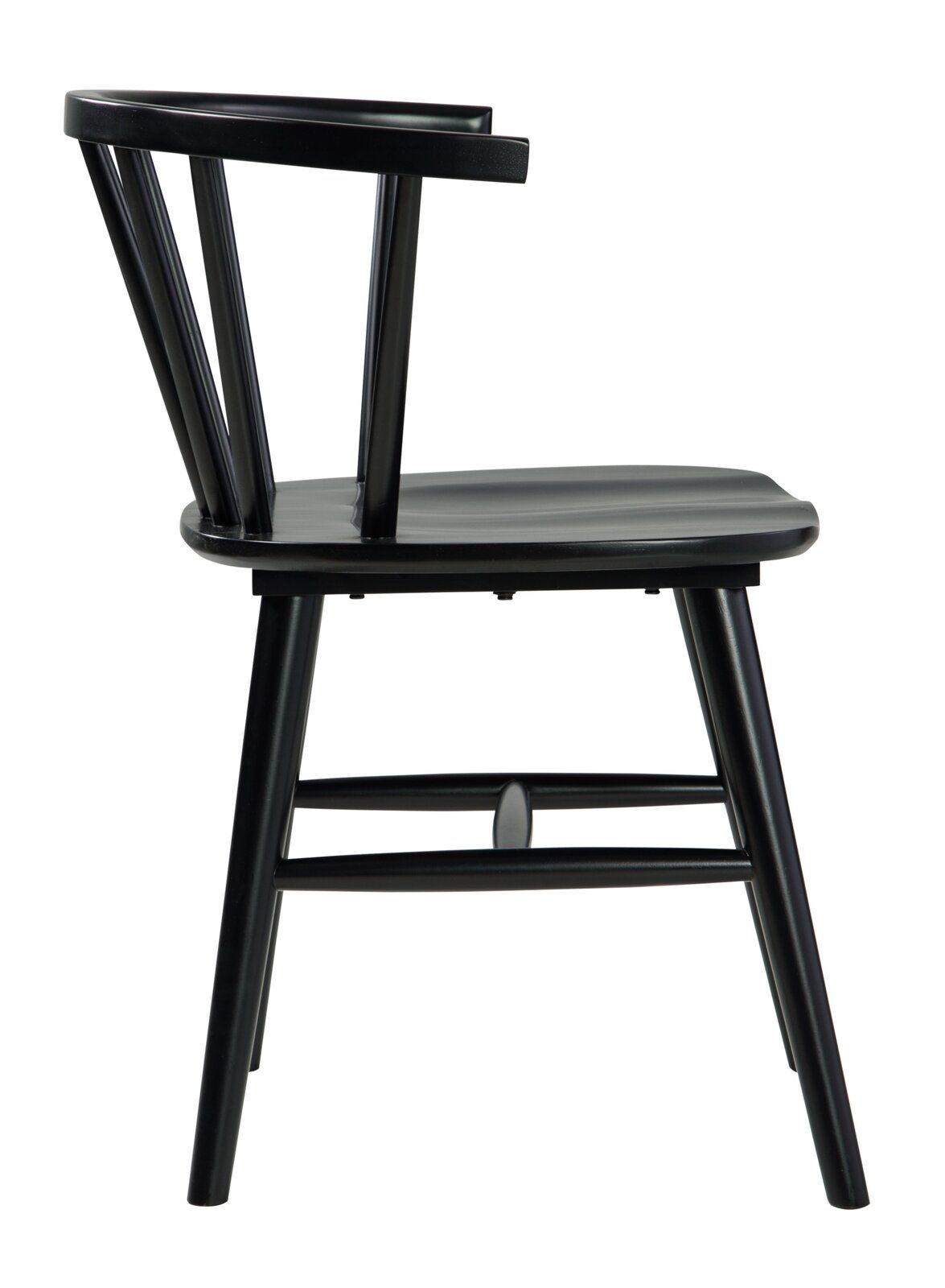 Arielle Rubber Wood Windsor Back Side Chair thumbnail 3