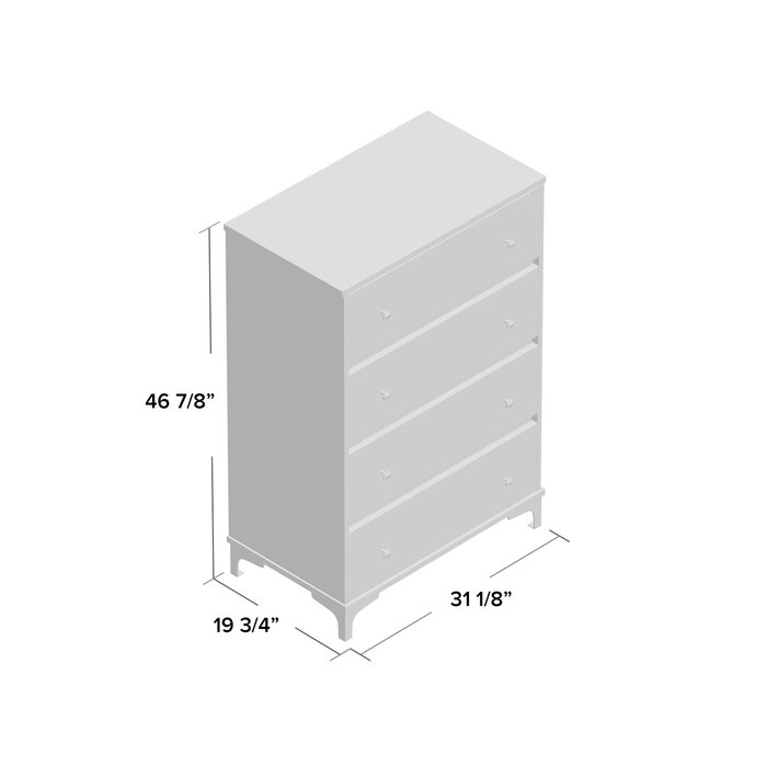 Karan 31.18'' Wide 4 - Drawer Chest thumbnail 5