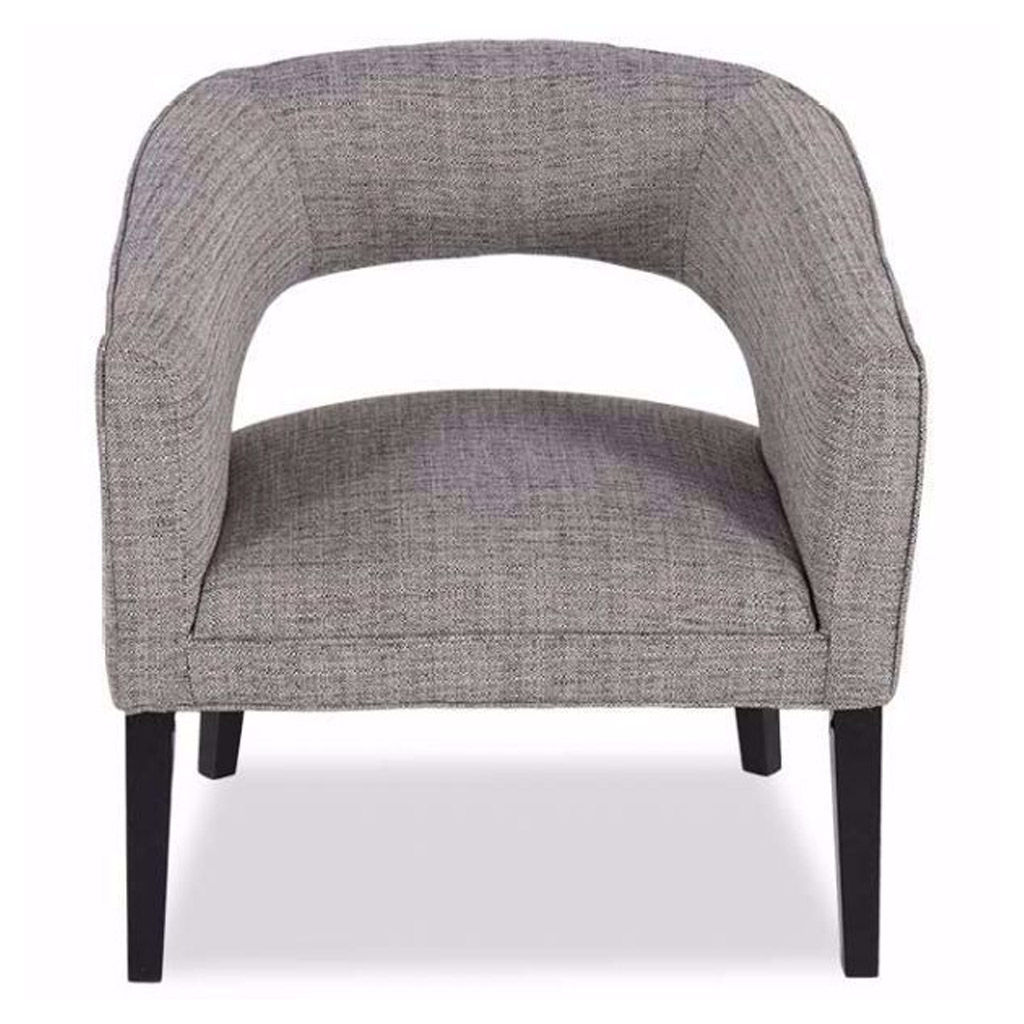 Mod Black and White Accent Chair — view 1