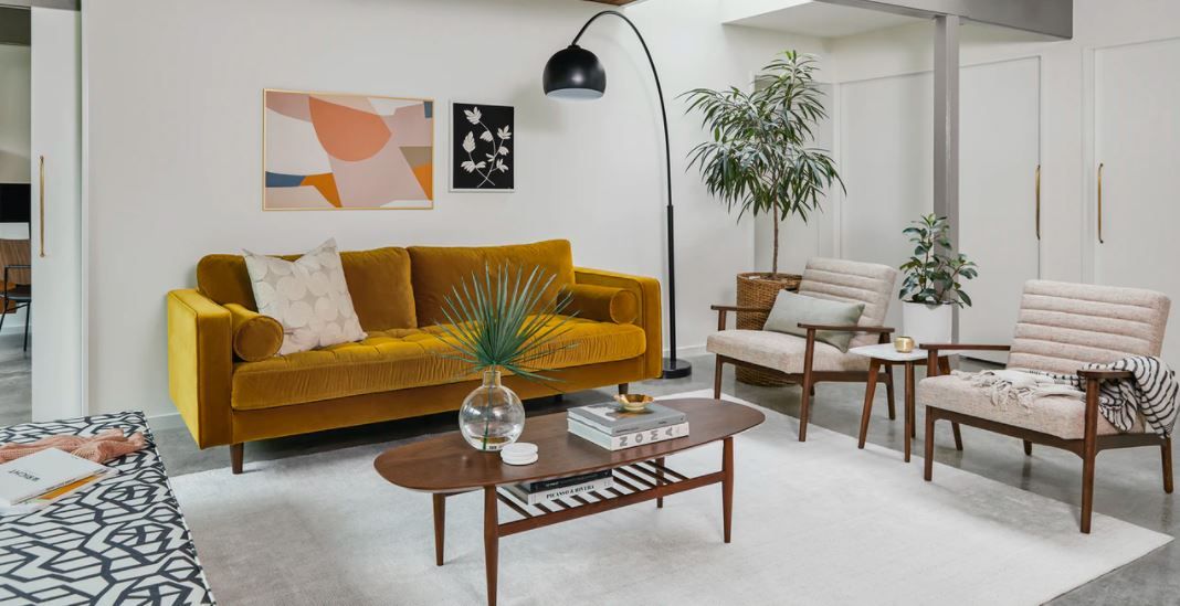 Sven Yarrow Gold Sofa thumbnail 2