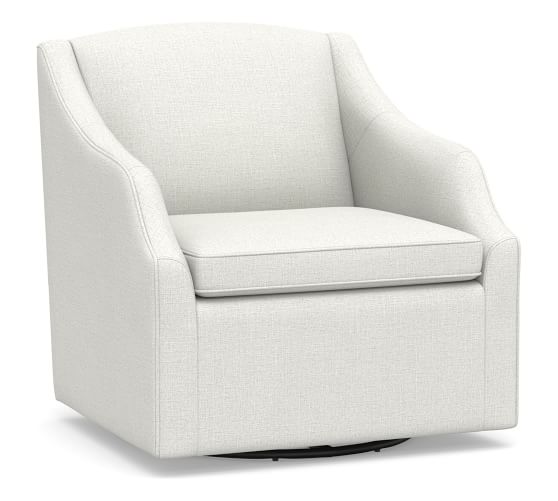 SoMa Emma Upholstered Swivel Armchair thumbnail 3