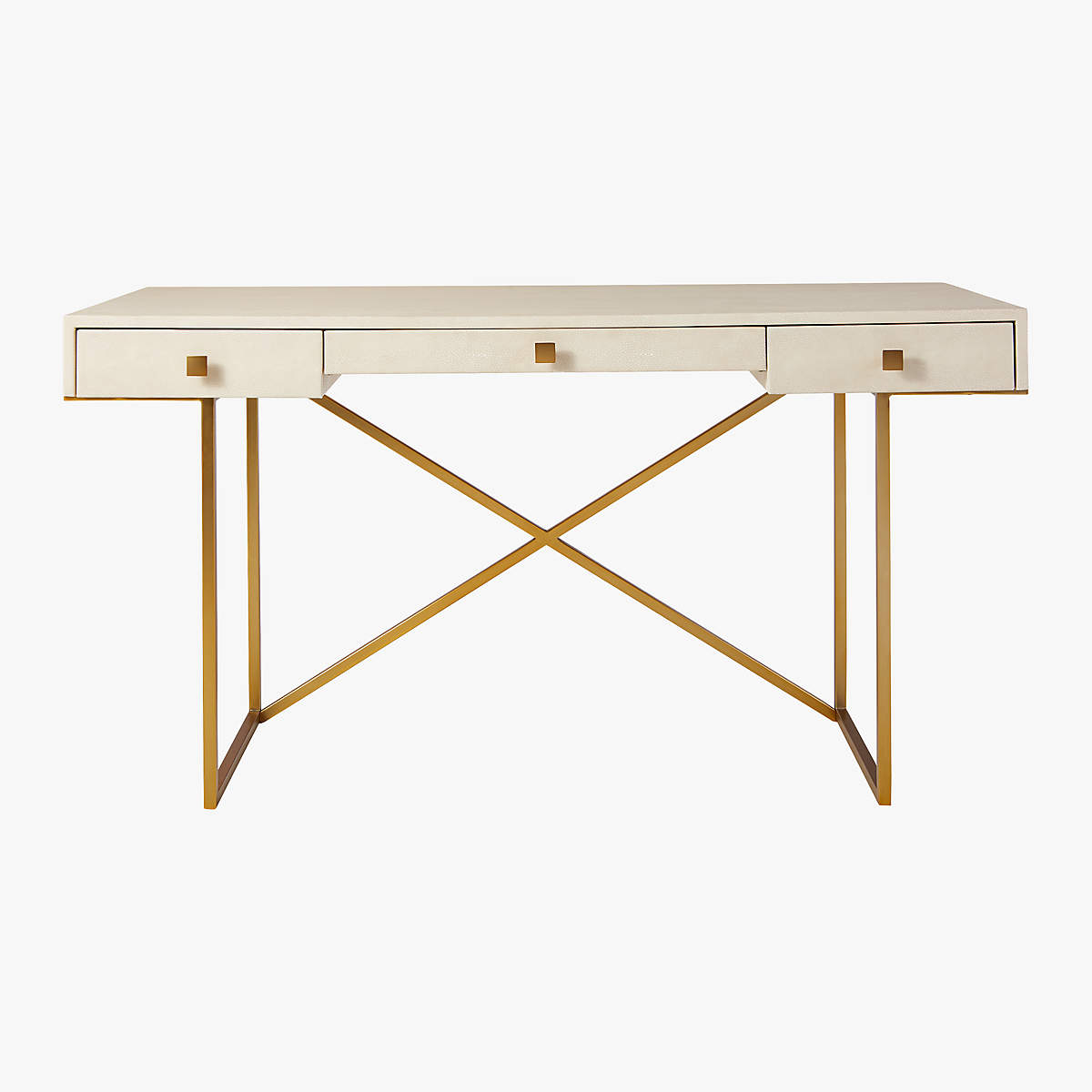 Avalon-ivory-faux-shagreen-desk thumbnail 3