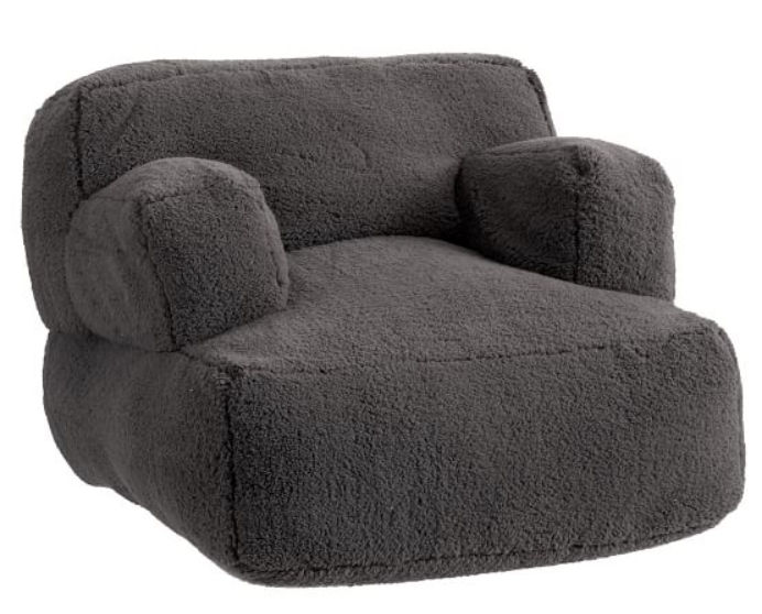 Charcoal Sherpa Eco Lounger thumbnail 2