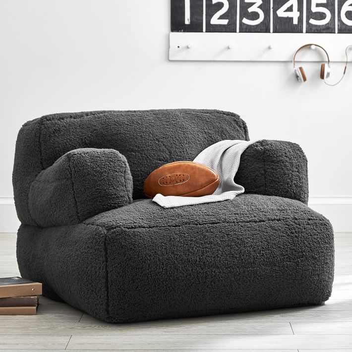 Charcoal Sherpa Eco Lounger thumbnail 4