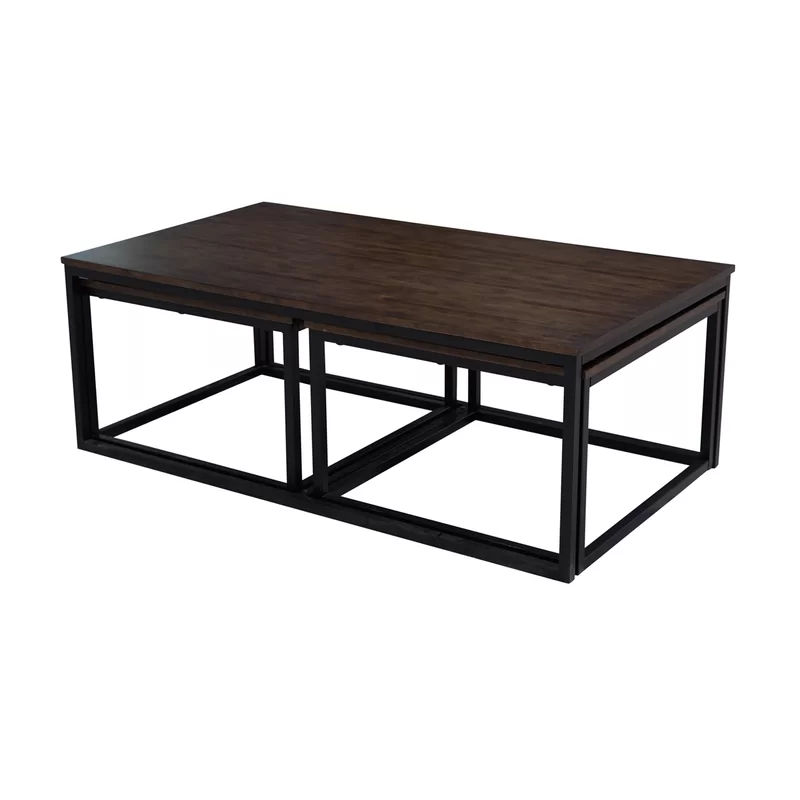 Hensley 3 Piece Coffee Table and Nesting Tables Set thumbnail 5