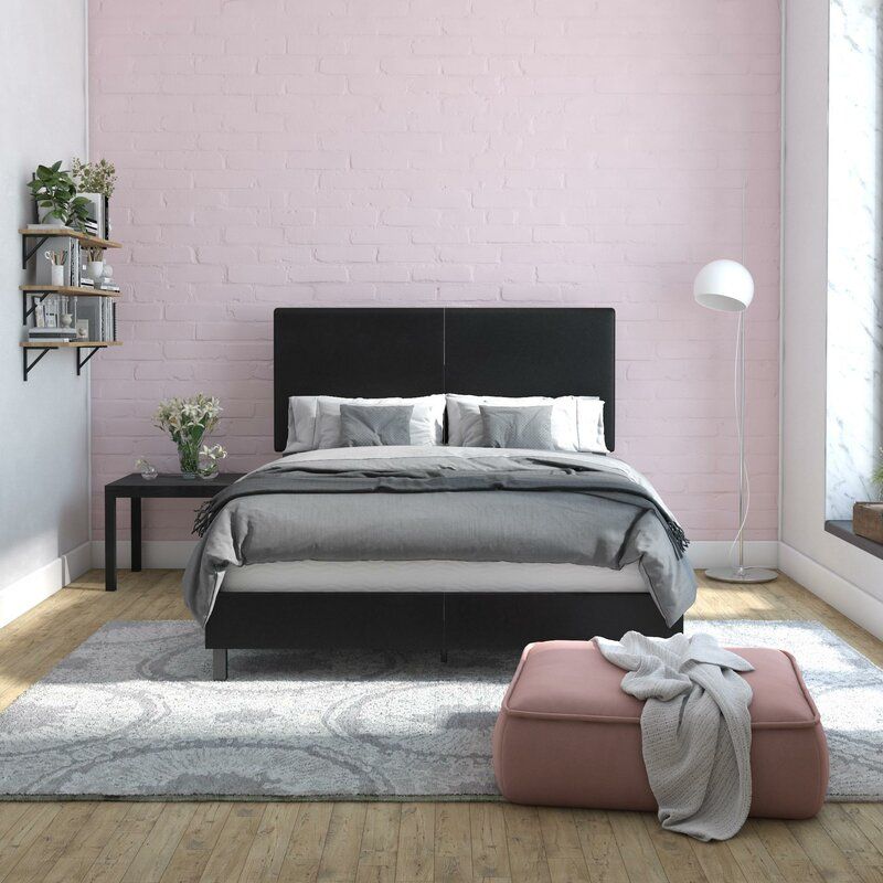 Mendez Upholstered Low Profile Standard Bed-Queen thumbnail 6