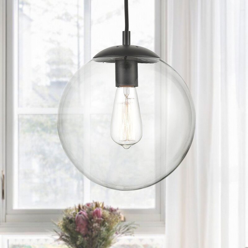 Cournoyer 1 Light Single Globe Pendant thumbnail 4