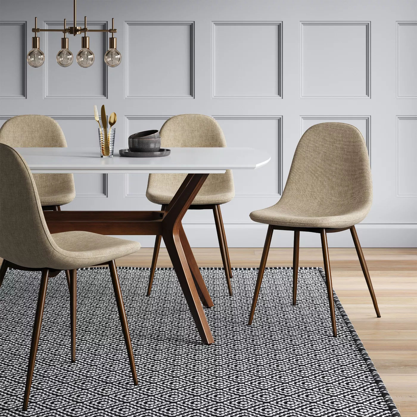 2pc Copley Upholstered Dining Chair thumbnail 6