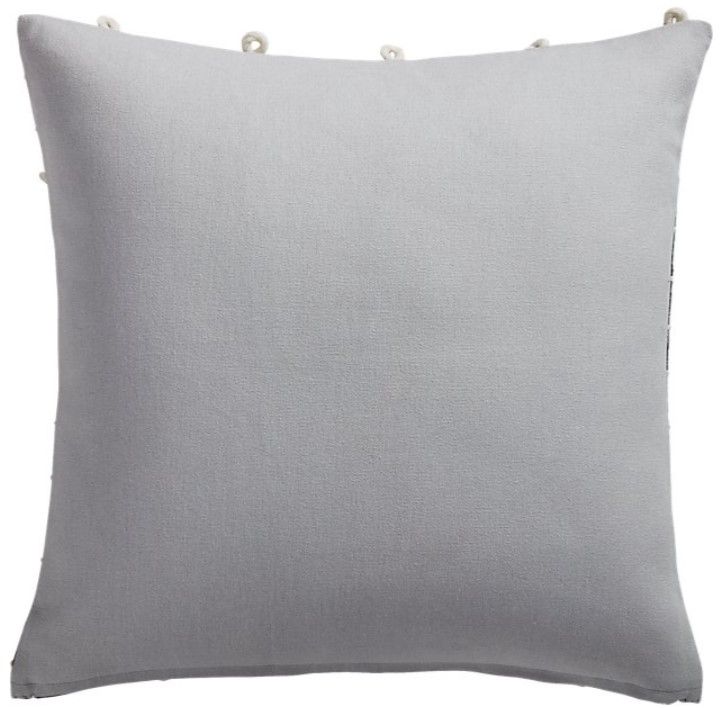 Margaux Dark Grey French Knot Pillow thumbnail 3