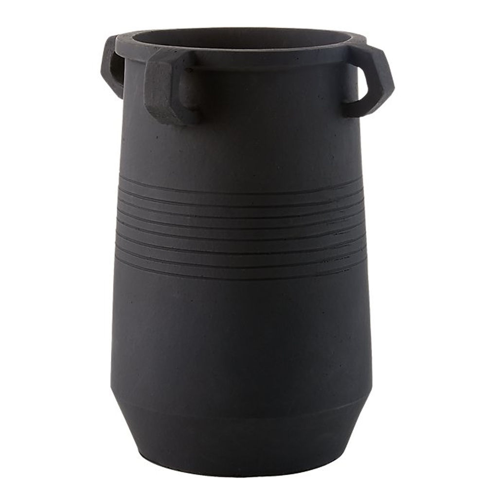 Stock Matte Black Vase — view 1