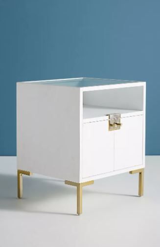 Ingram Glass Top Nightstand thumbnail 8