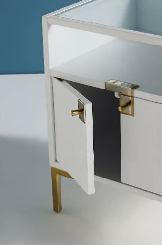 Ingram Glass Top Nightstand thumbnail 9
