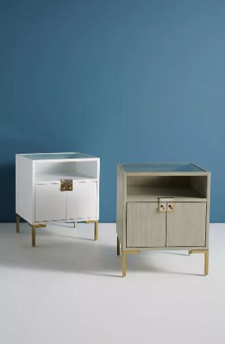 Ingram Glass Top Nightstand thumbnail 5