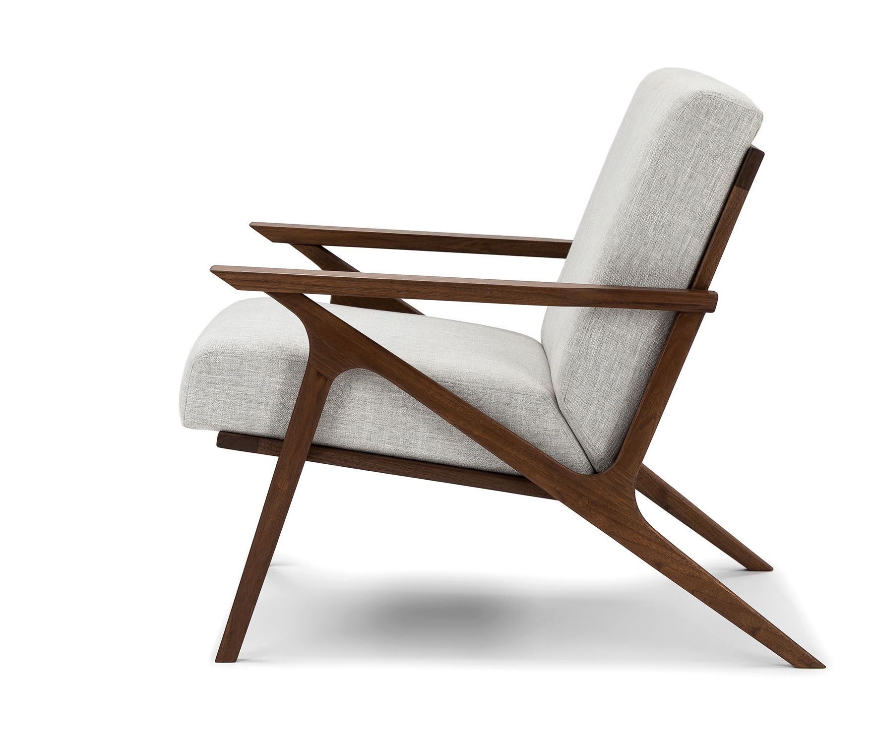 Otio Mist Gray Walnut Lounge Chair thumbnail 3