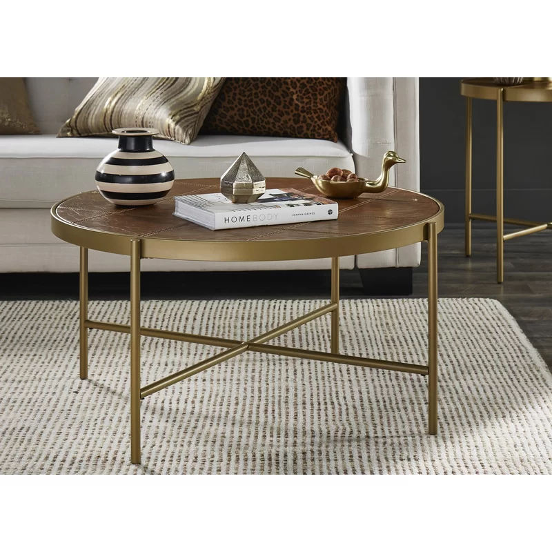 Jiro Cross Legs Coffee Table thumbnail 2