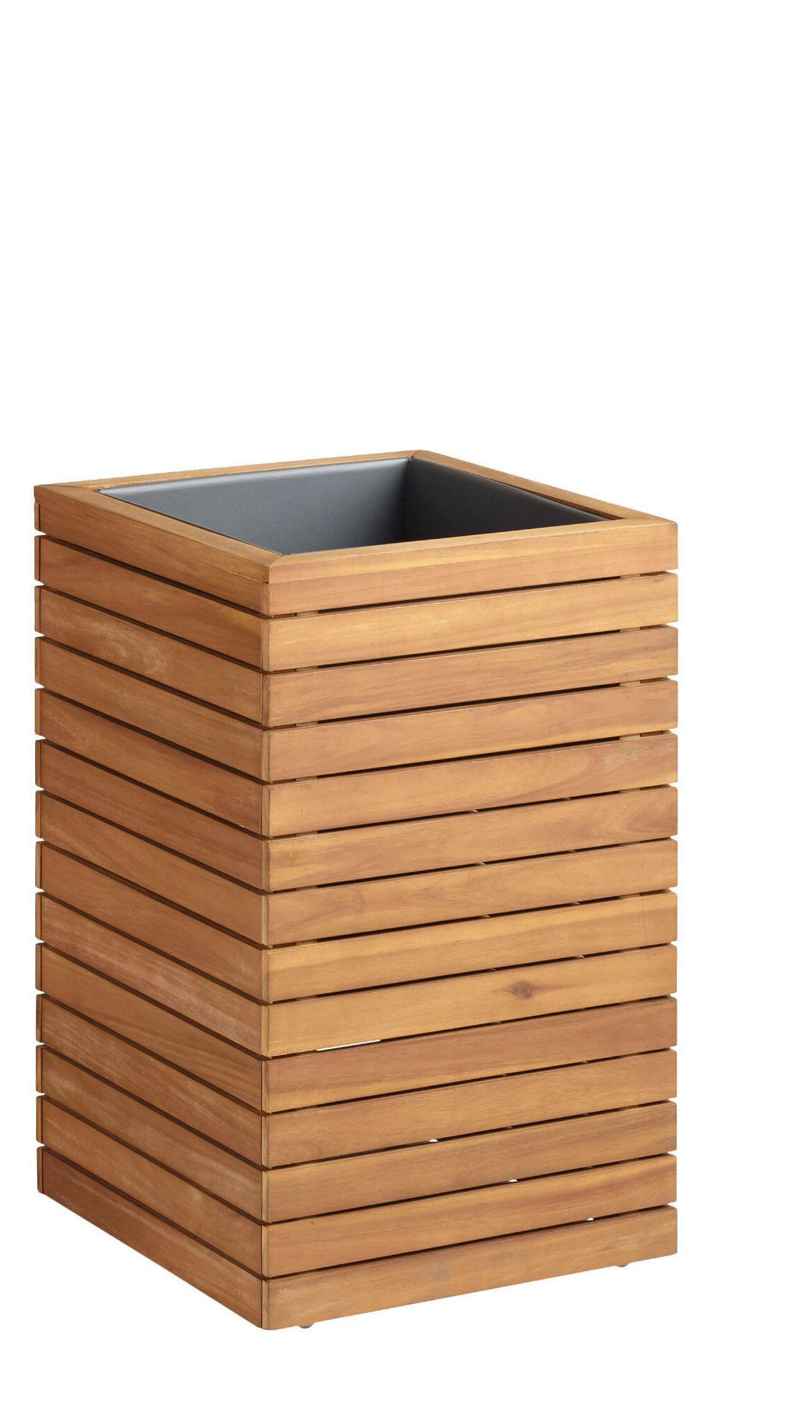 Wood and Metal Alicante Outdoor Planter — view 1