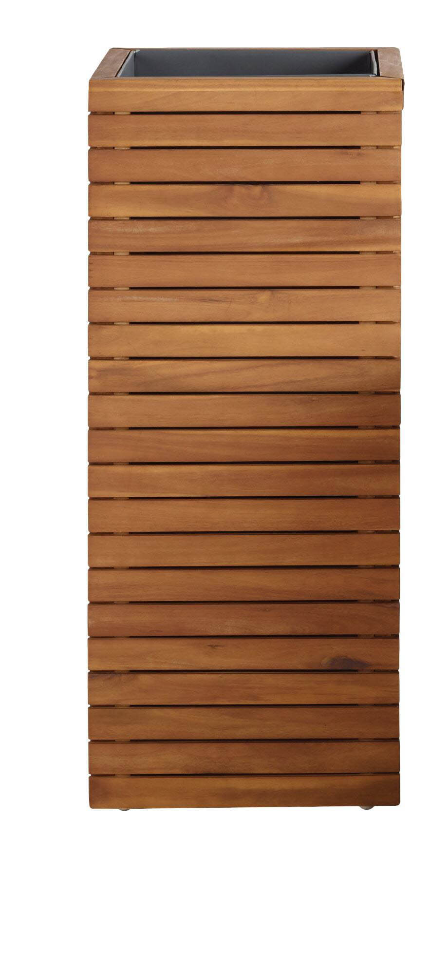 Wood and Metal Alicante Outdoor Planter — view 1