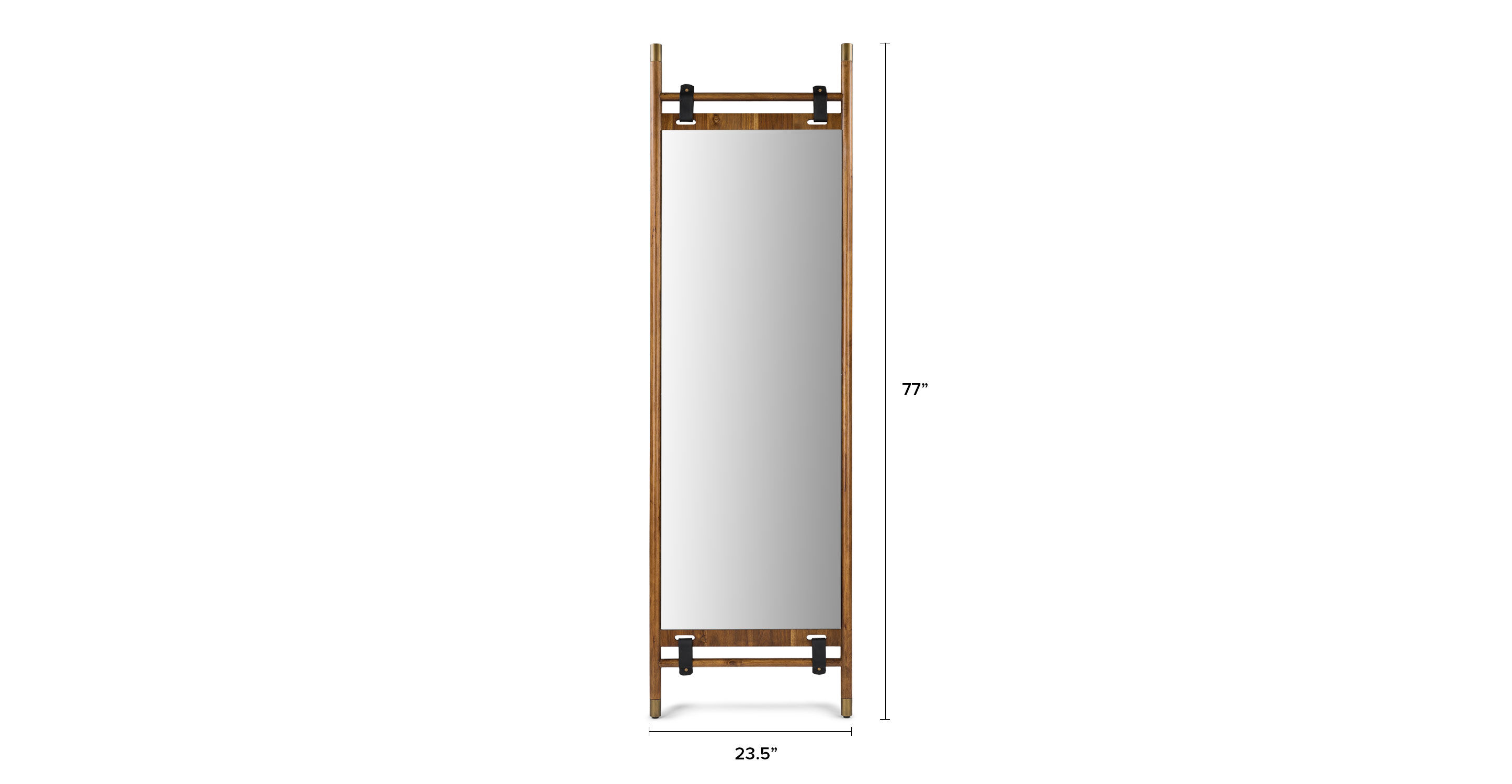 Beau Walnut Mirror thumbnail 4